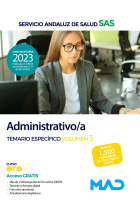 ADMINISTRATIVO/A SERVICIO ANDALUZ SALUD TEMARIO ESPECIFICO