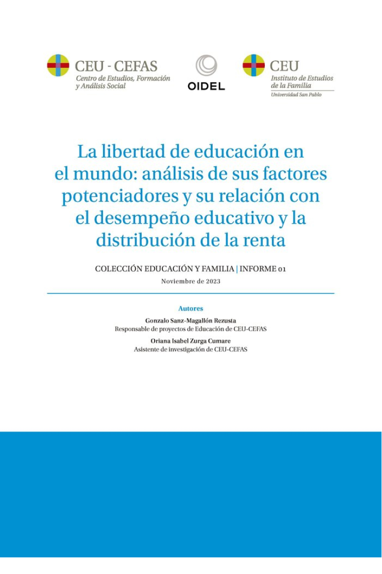 LA LIBERTAD DE EDUCACION EN EL MUNDO ANALISIS DE SUS FACTOR