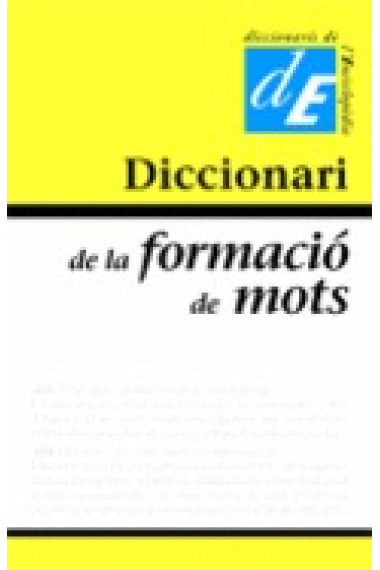 Diccionari de la formació de mots