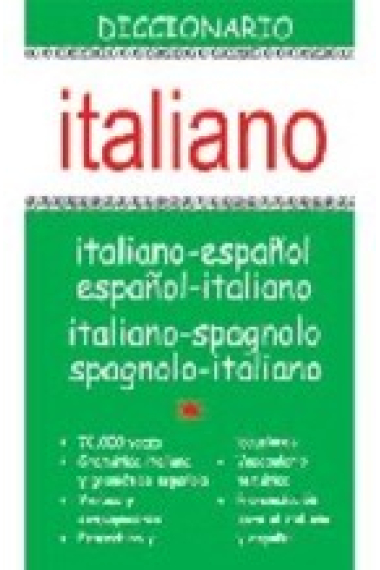 Diccionario Italiano. Italiano-español/español-italiano