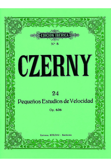 24 Pequeños estudios de velocidad, op. 636