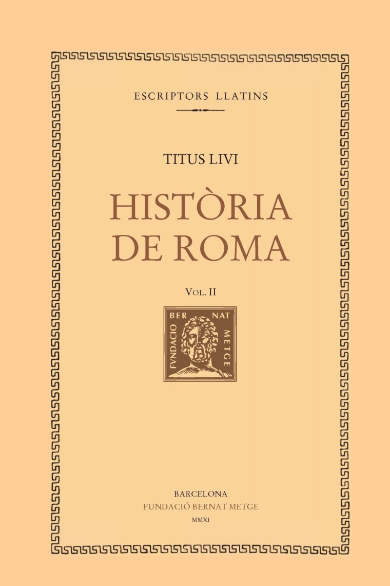 Història de Roma, vol. II (Llibre II)