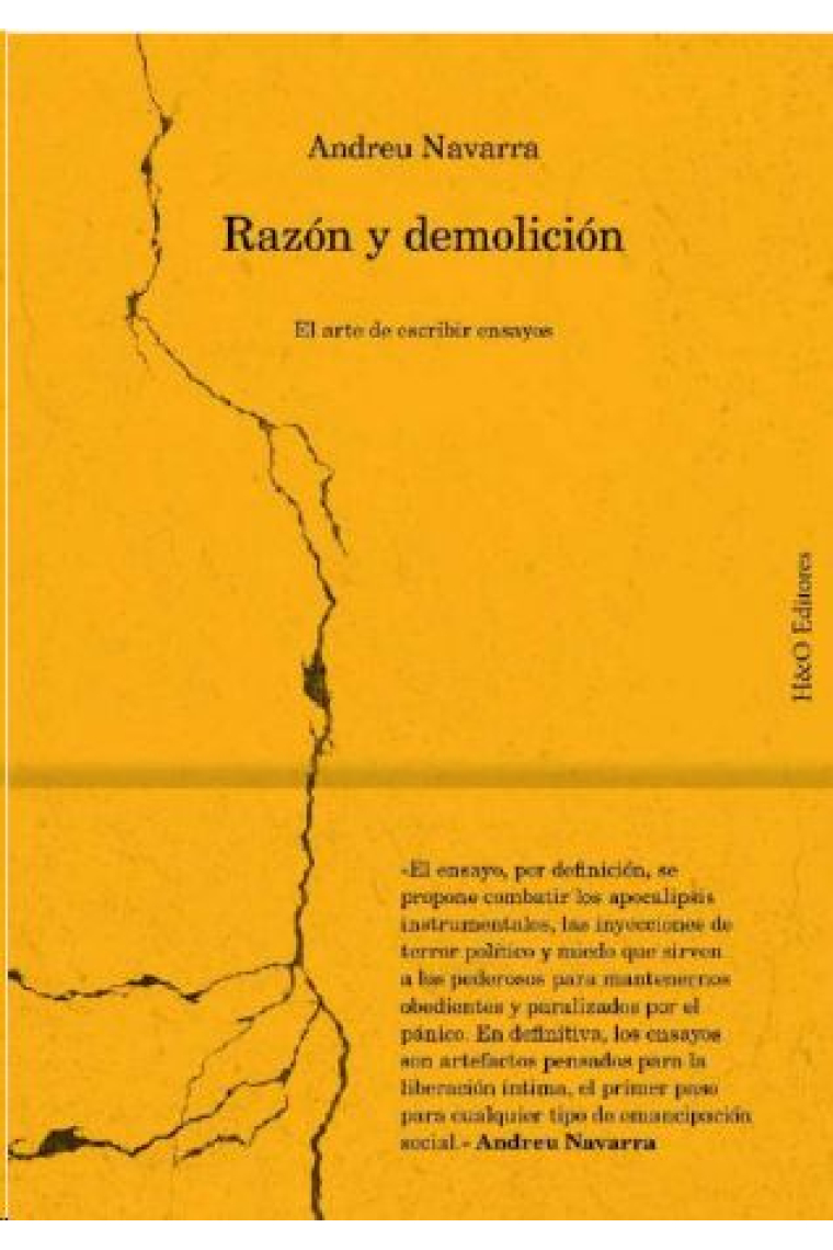 Razón y demolición: el arte de escribir ensayos