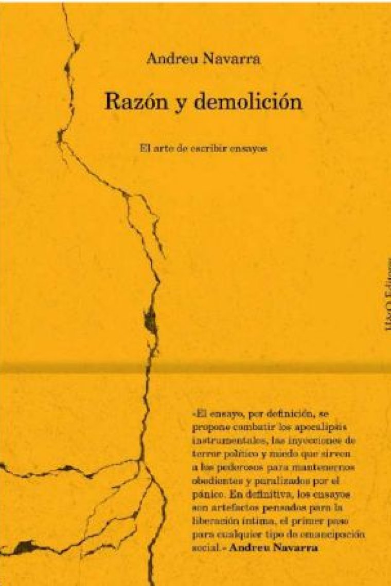 Razón y demolición: el arte de escribir ensayos