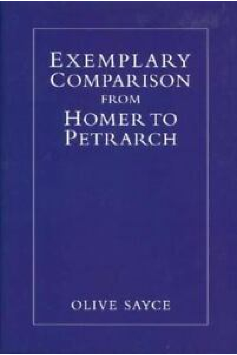 Exemplary comparison from Homer to Petrarch