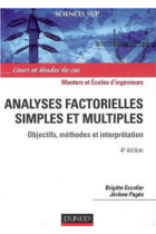 Analyses factorielles simples et multiples