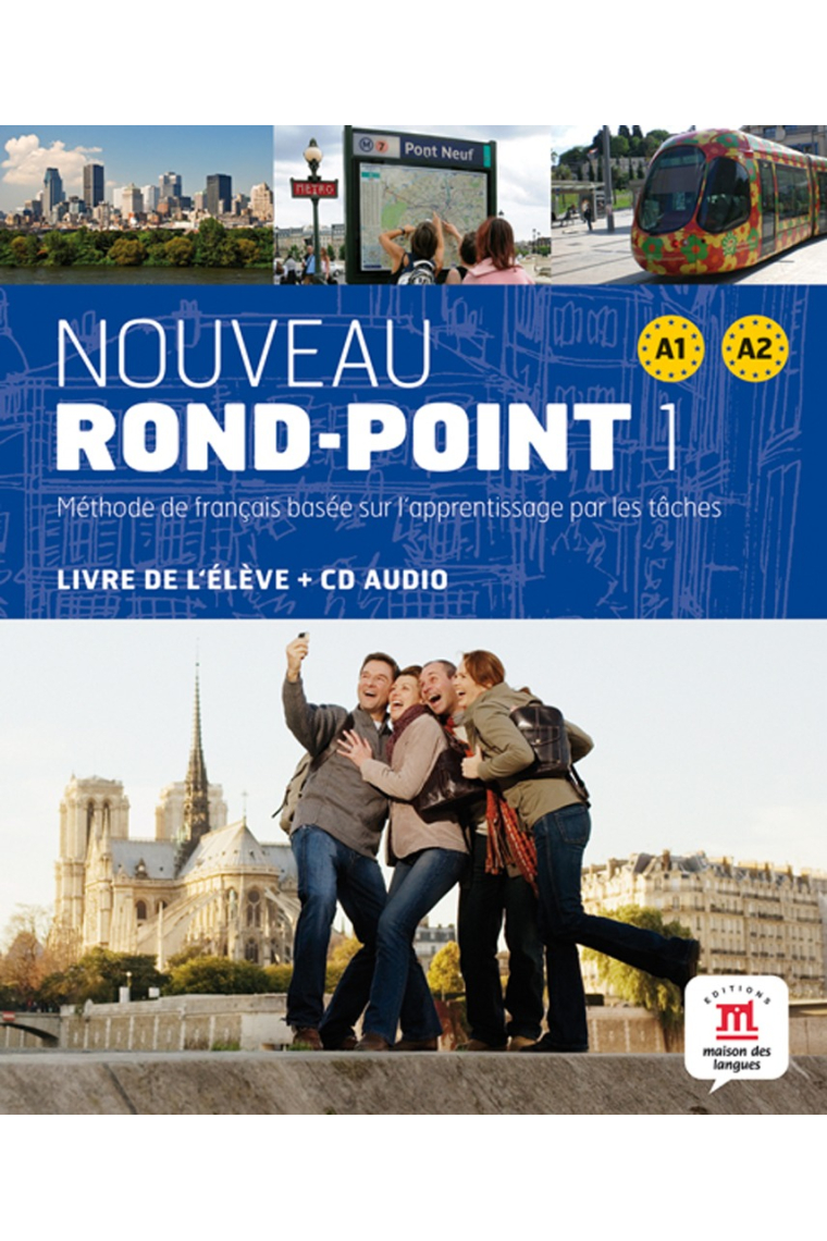 Nouveau Rond-Point 1 A1-A2. Livre de l'élève + CD