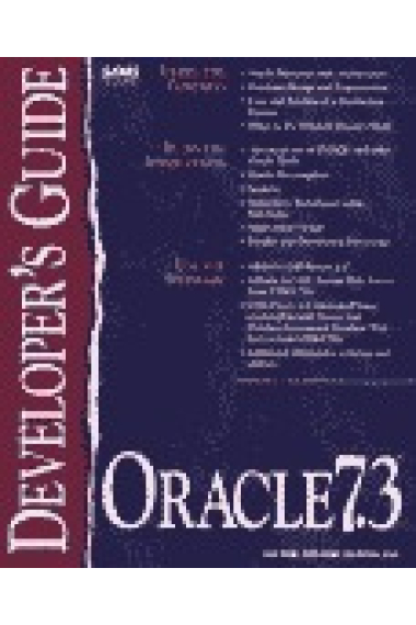 Developer's guide. Oracle 7.3