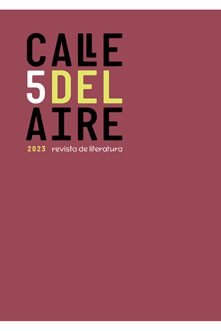 Calle del Aire: revista de literatura nº 5 (Junio 2023)