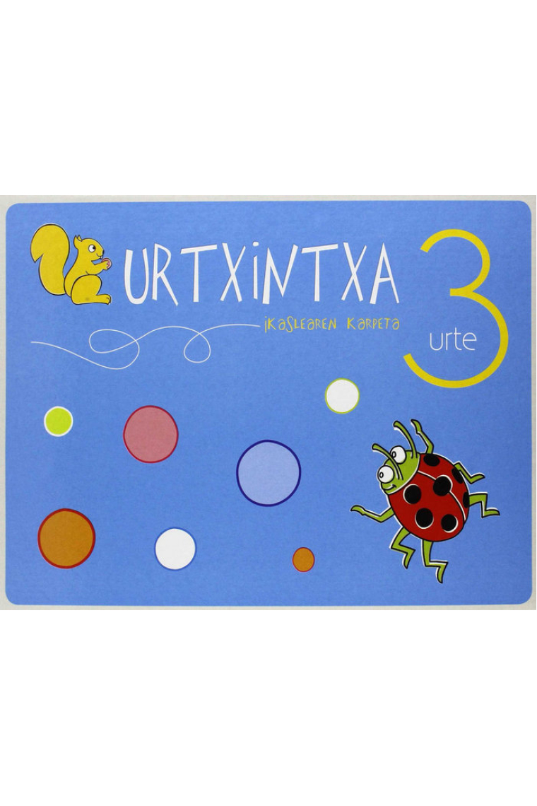 Urtxintxa 3 urte - Ikaslearen karpeta