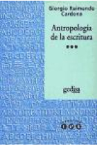 Antropología de la escritura