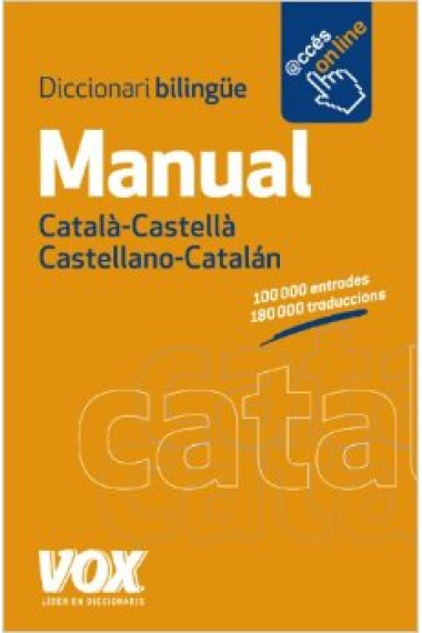 Vox Diccionari manual català-castellà/ castellano-catalán