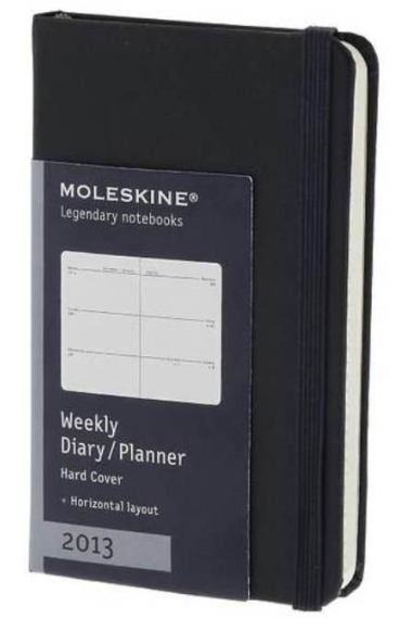 Moleskine* Agenda Semanal 12 meses XSmall (azul)