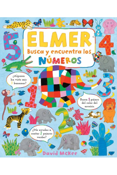 Busca y encuentra los números de Elmer