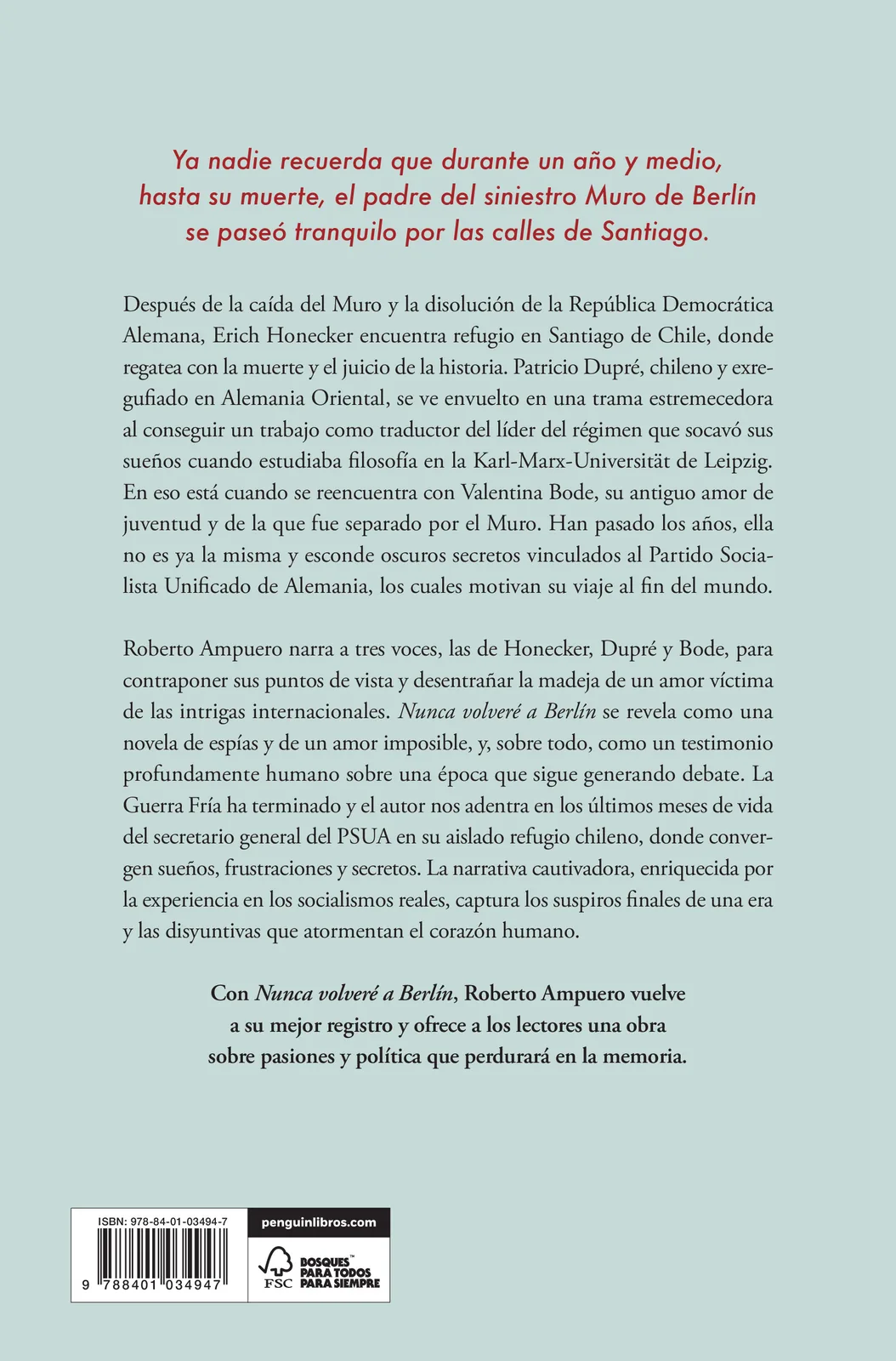 Nunca volveré a Berlín