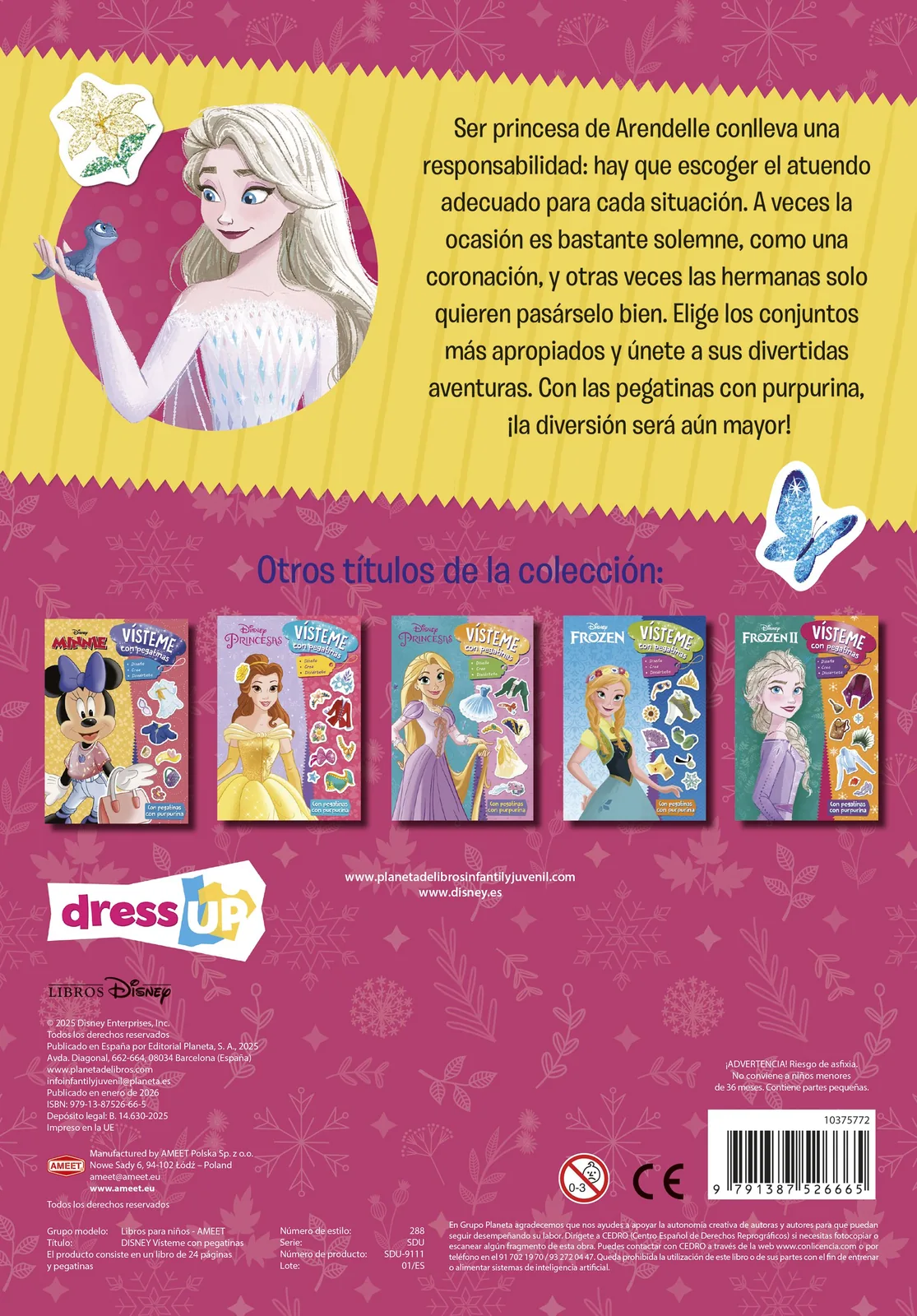 Frozen. Vísteme con pegatinas 3