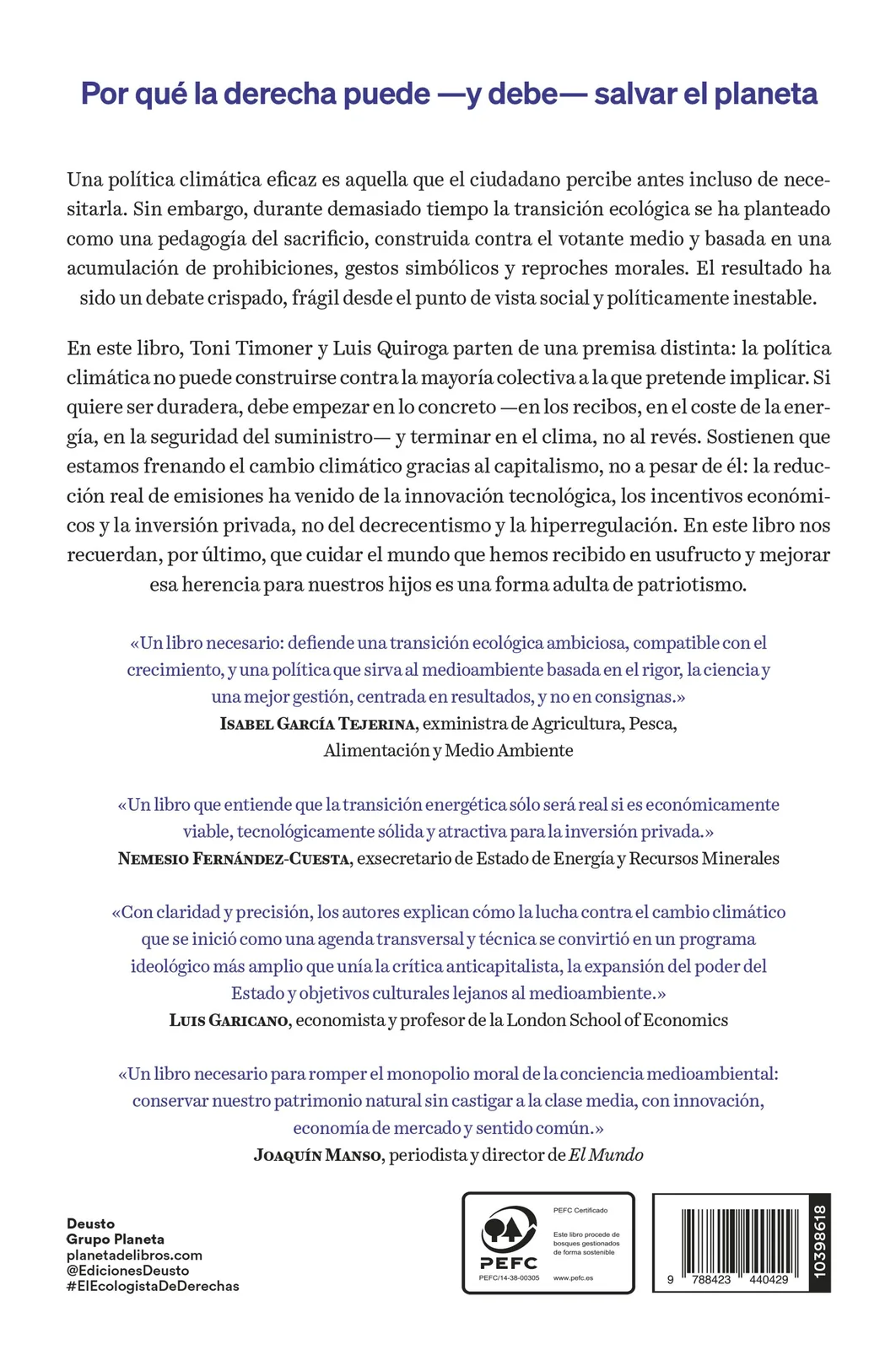 El ecologista de derechas