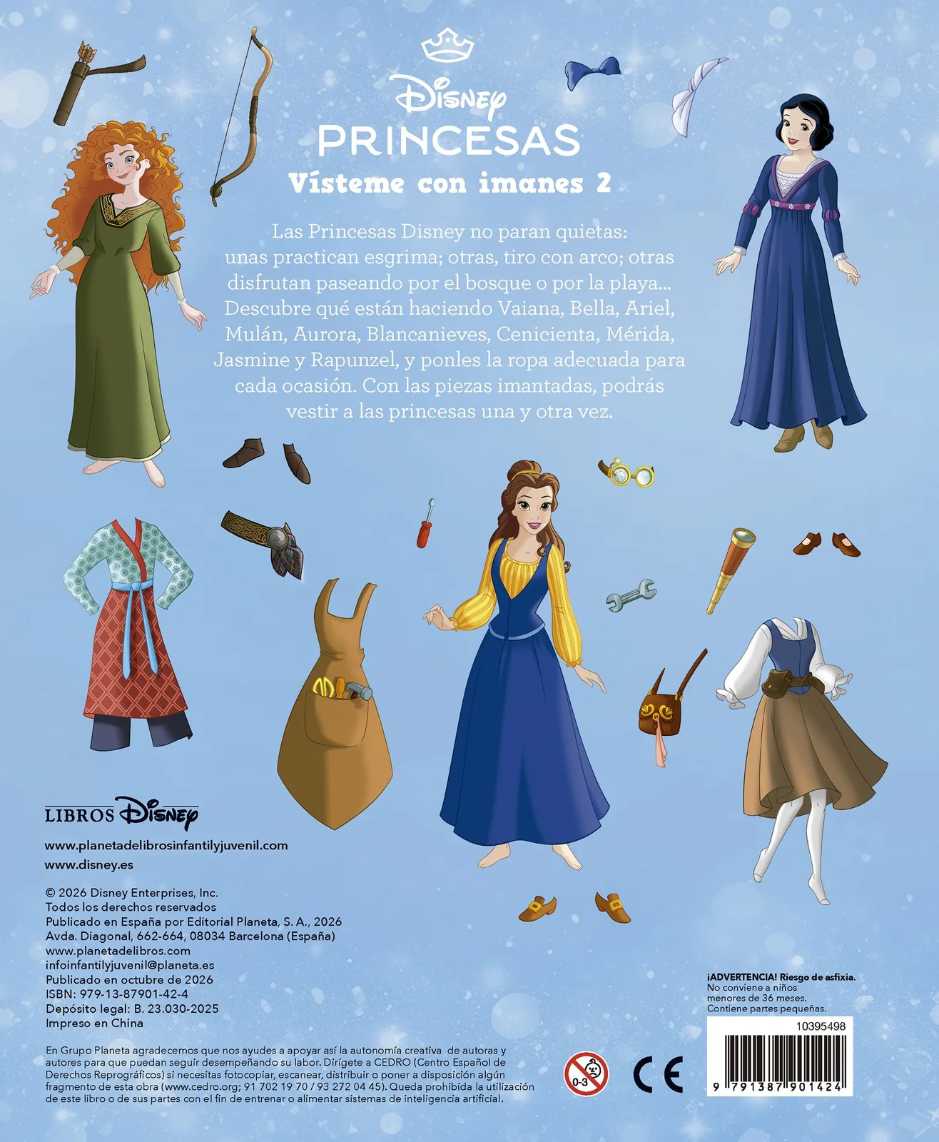 Princesas. Vísteme con imanes 2