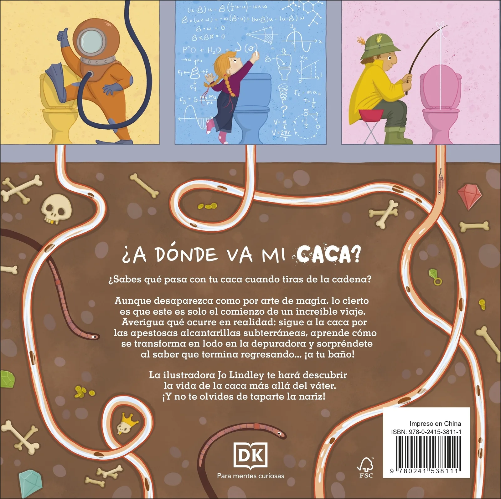 ¿A dónde va mi caca?
