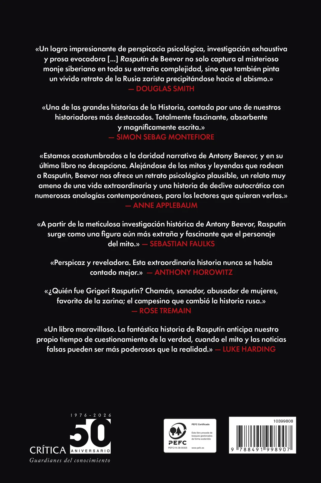 Rasputín. Y la caída de los Románov
