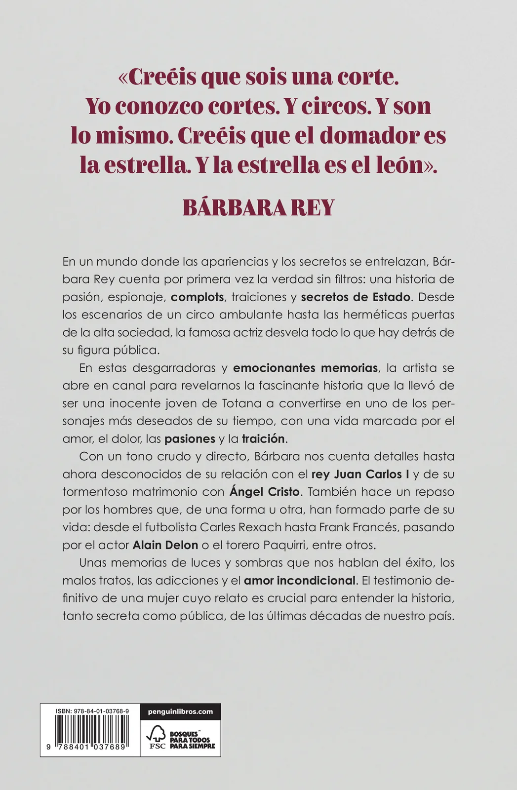 Yo, Bárbara