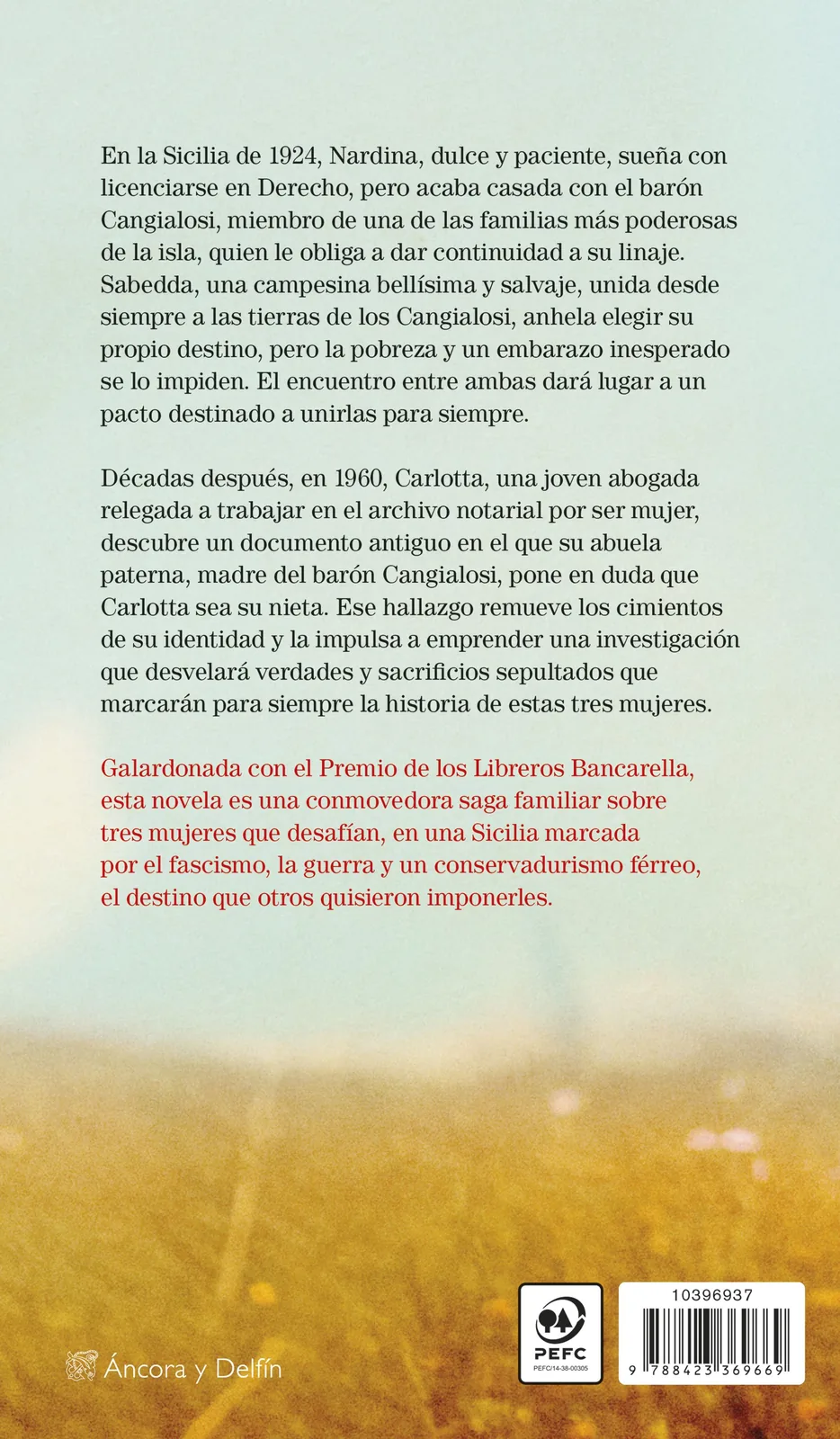 Como el naranjo amargo. La saga familiar ganadora del premio de los libreros
