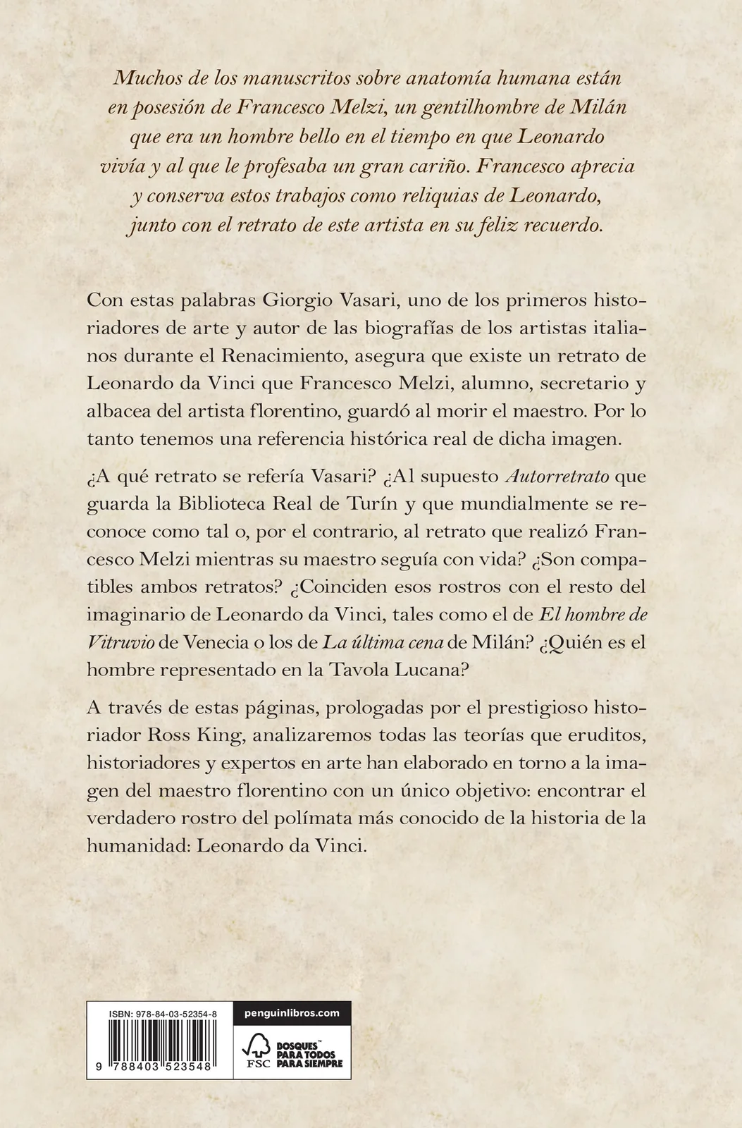 Leonardo da Vinci -cara a cara-