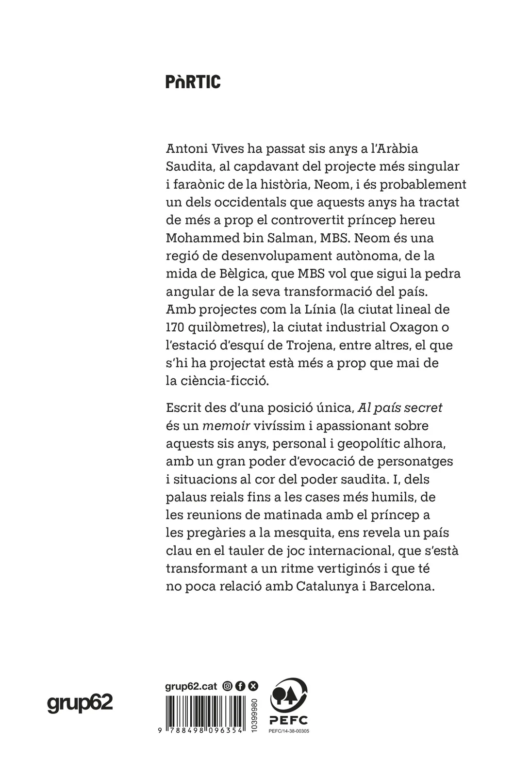 Al país secret. Un català a la cort del príncep de l'Aràbia Saudita