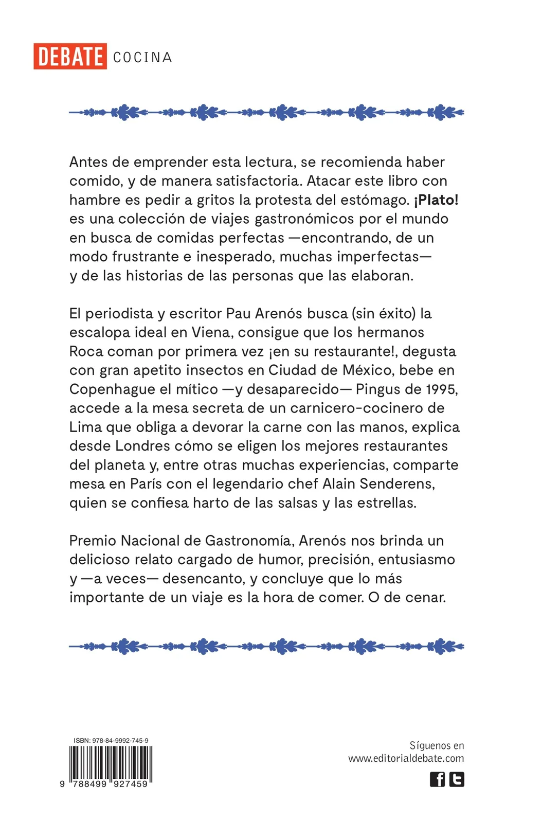 ¡Plato!