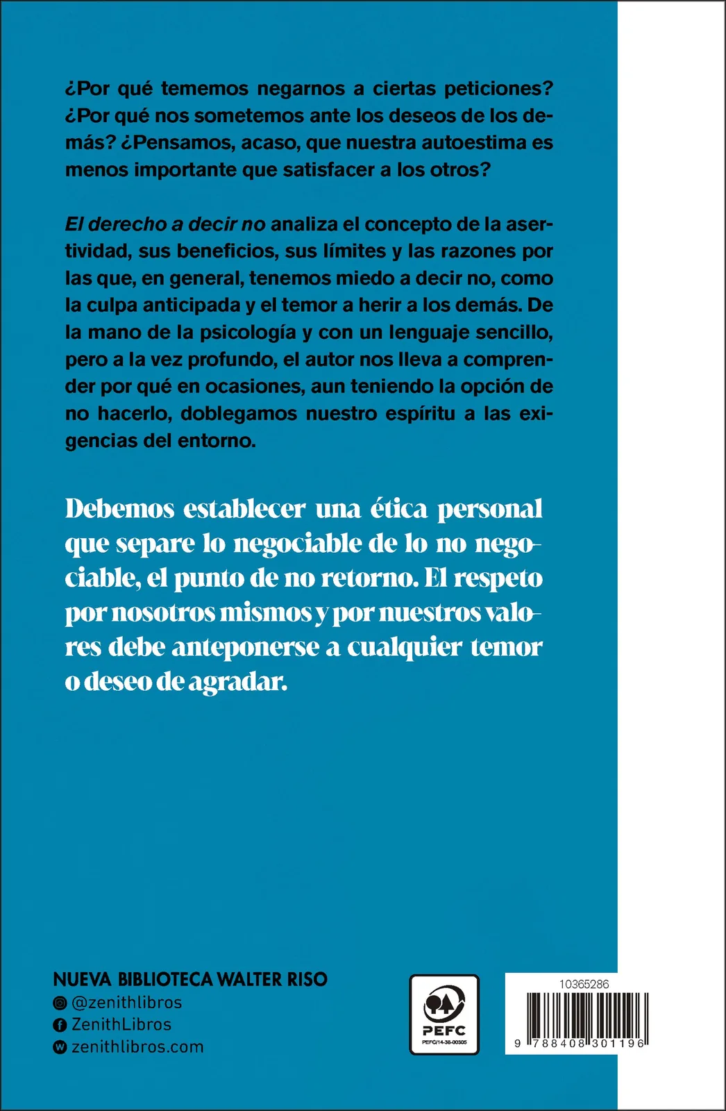 El derecho a decir no