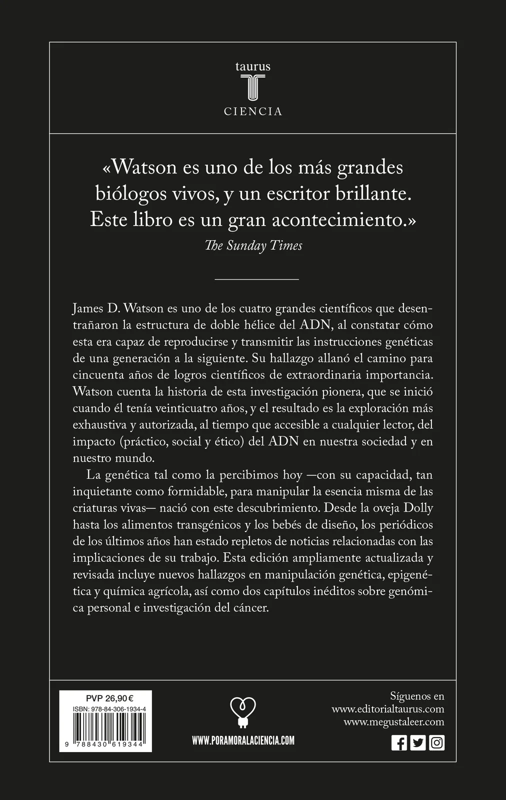 ADN. El secreto de la vida