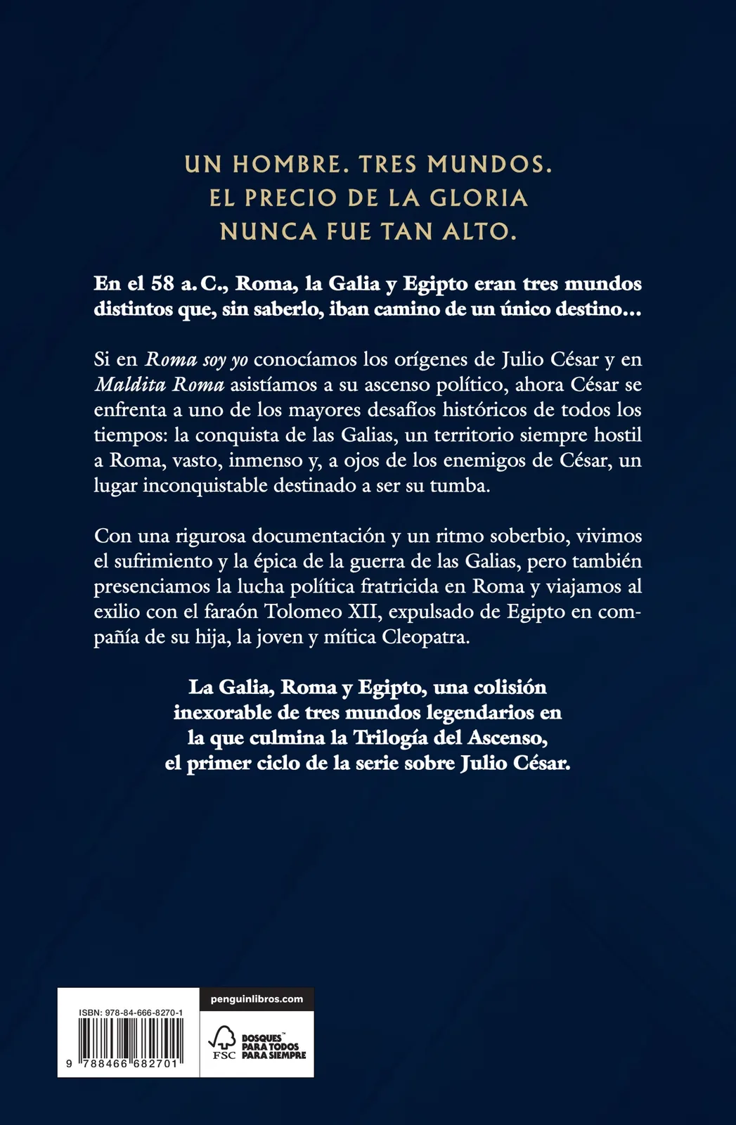 Los tres mundos (Serie Julio César 3)