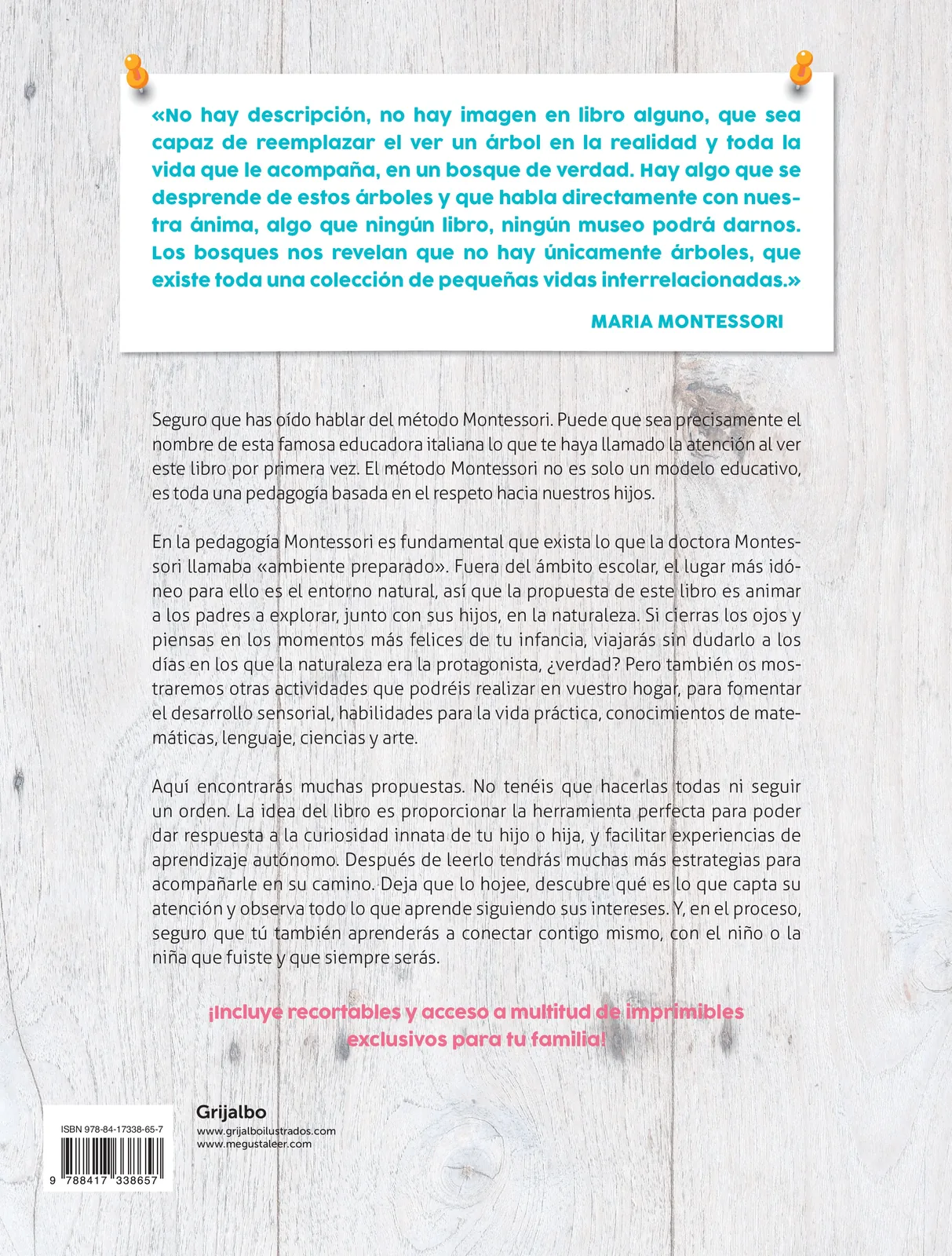 Montessorízate. Libro de actividades para disfrutar y conectar en familia