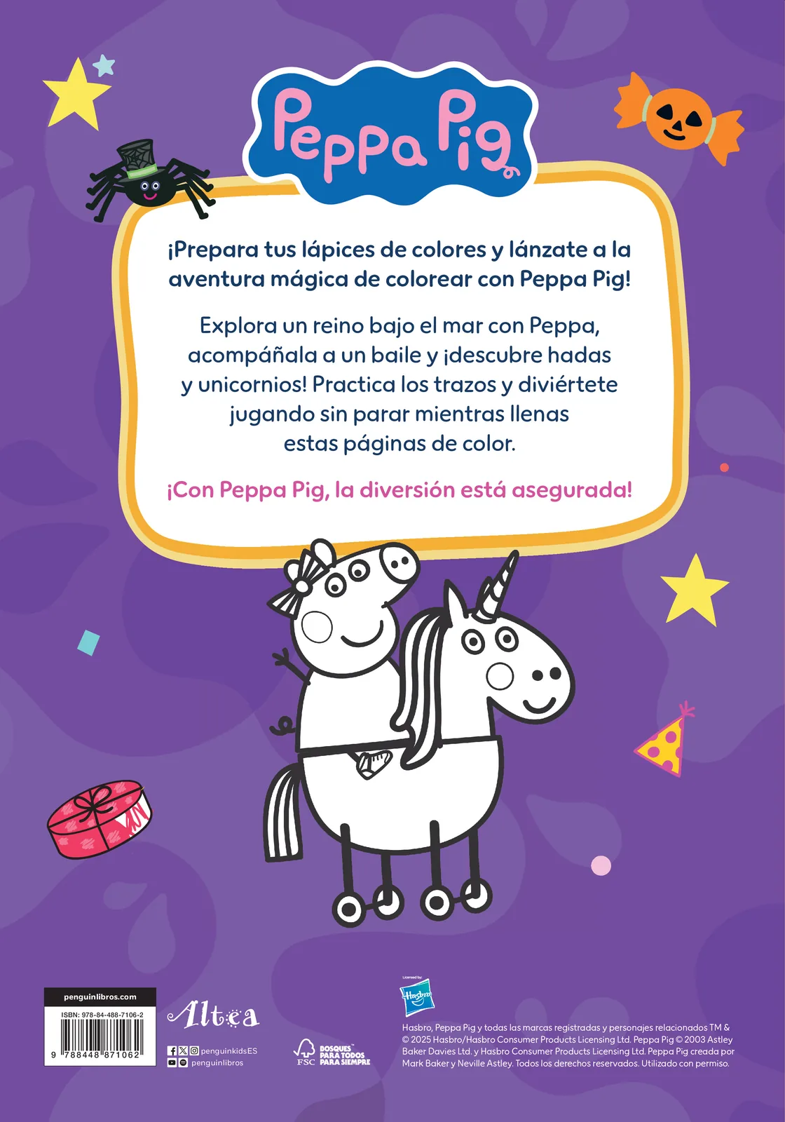 El gran libro de colorear. Aventuras mágicas (Peppa Pig. Actividades)