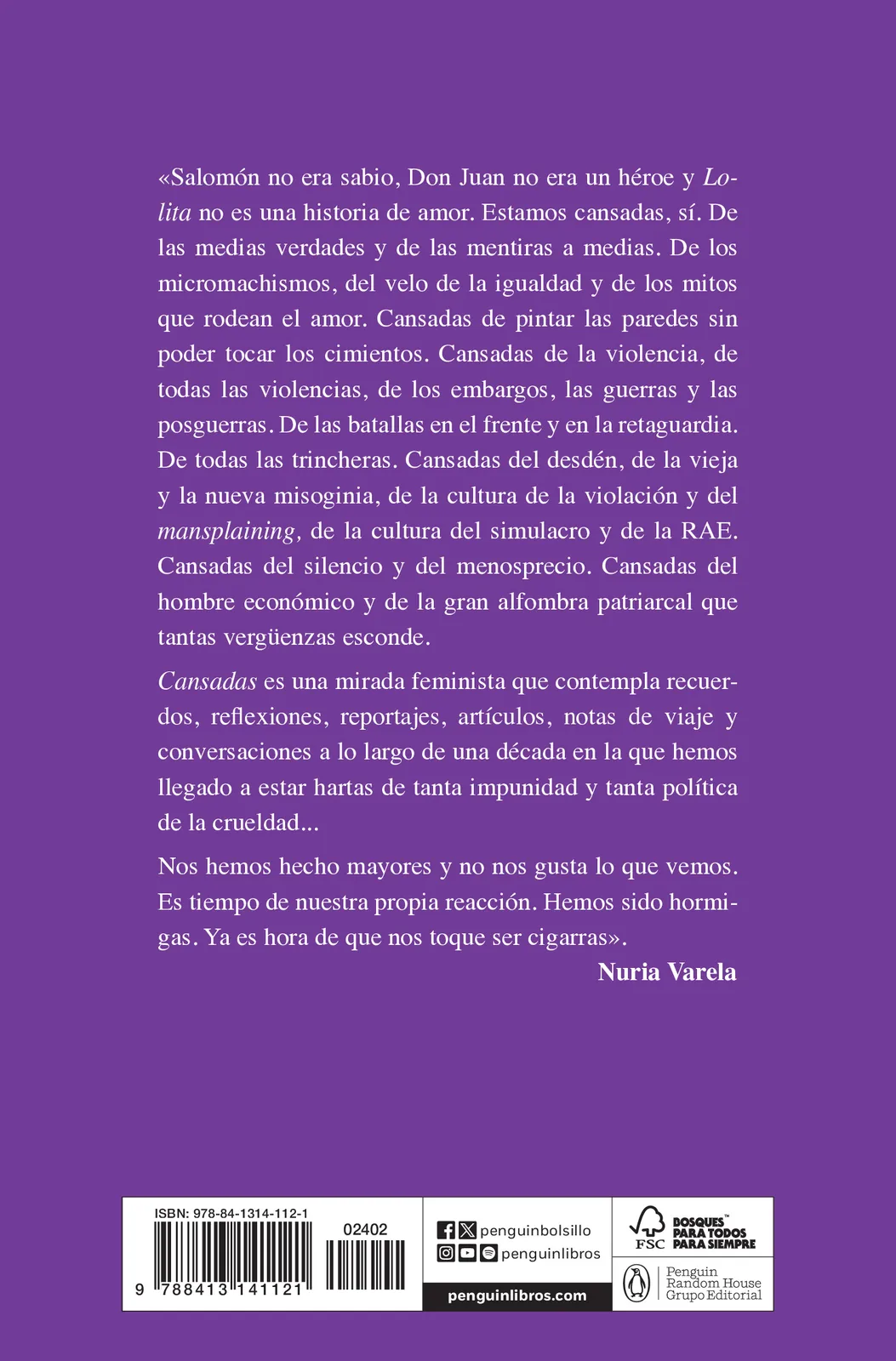 Cansadas