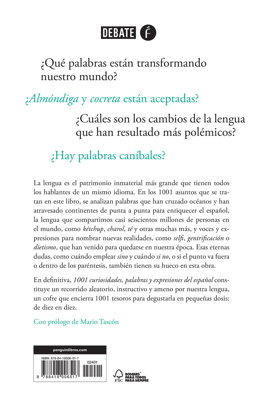 1001 curiosidades, palabras y expresiones del español