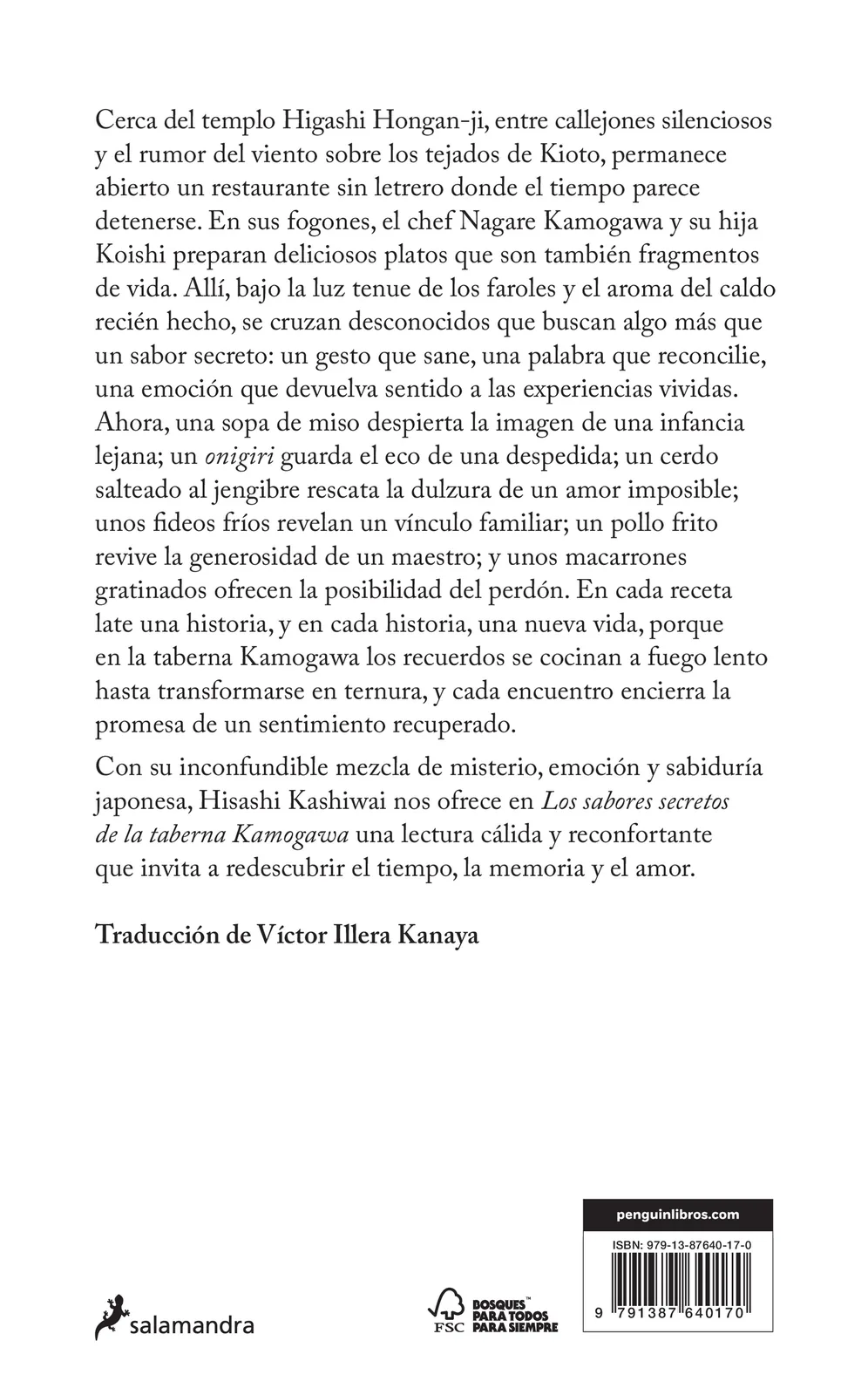 Los sabores secretos de la taberna Kamogawa (Taberna Kamogawa 4)
