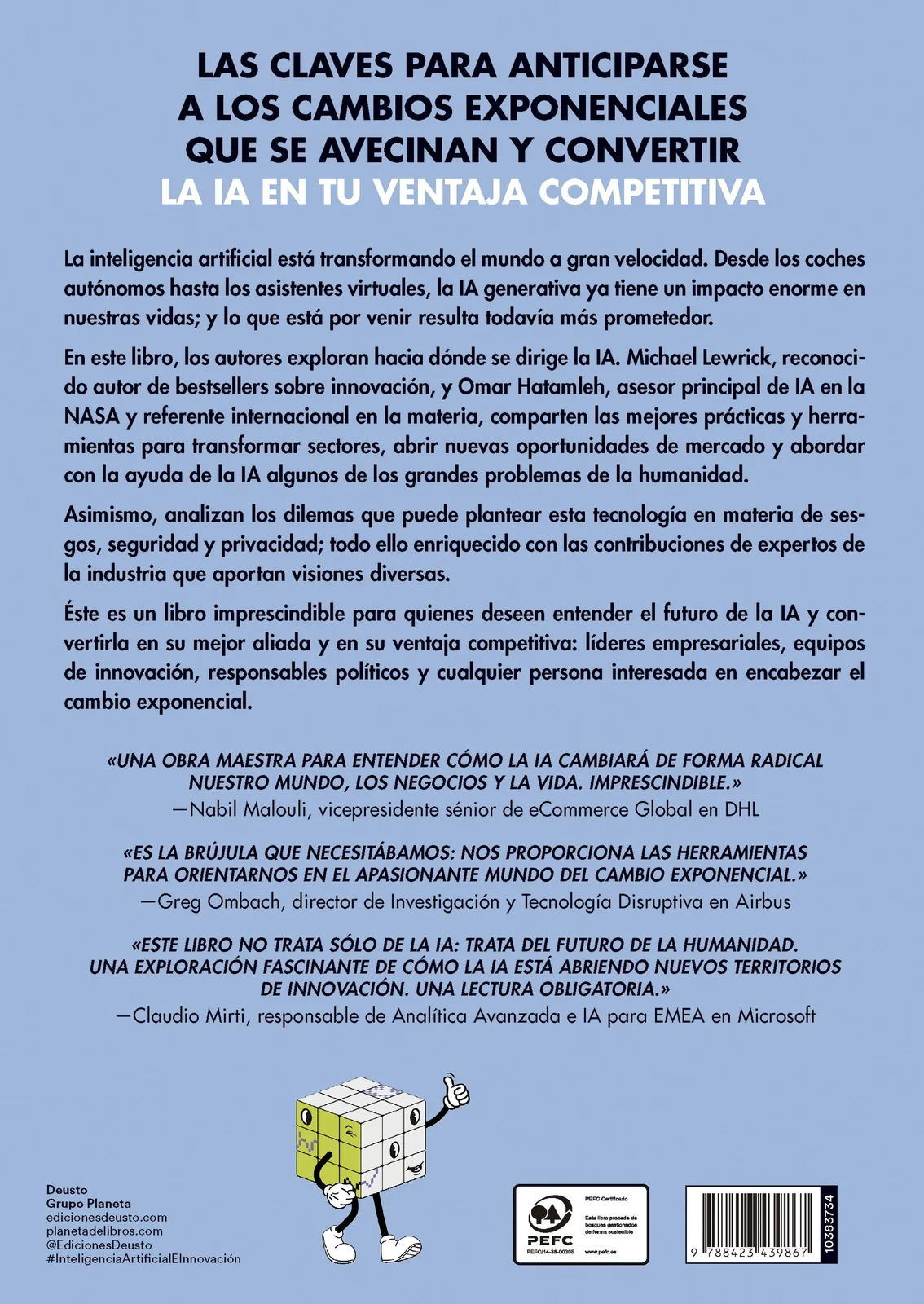 Inteligencia artificial e innovación. Cómo transformar tu negocio y superar a la competencia con la inteligencia artificial generativa