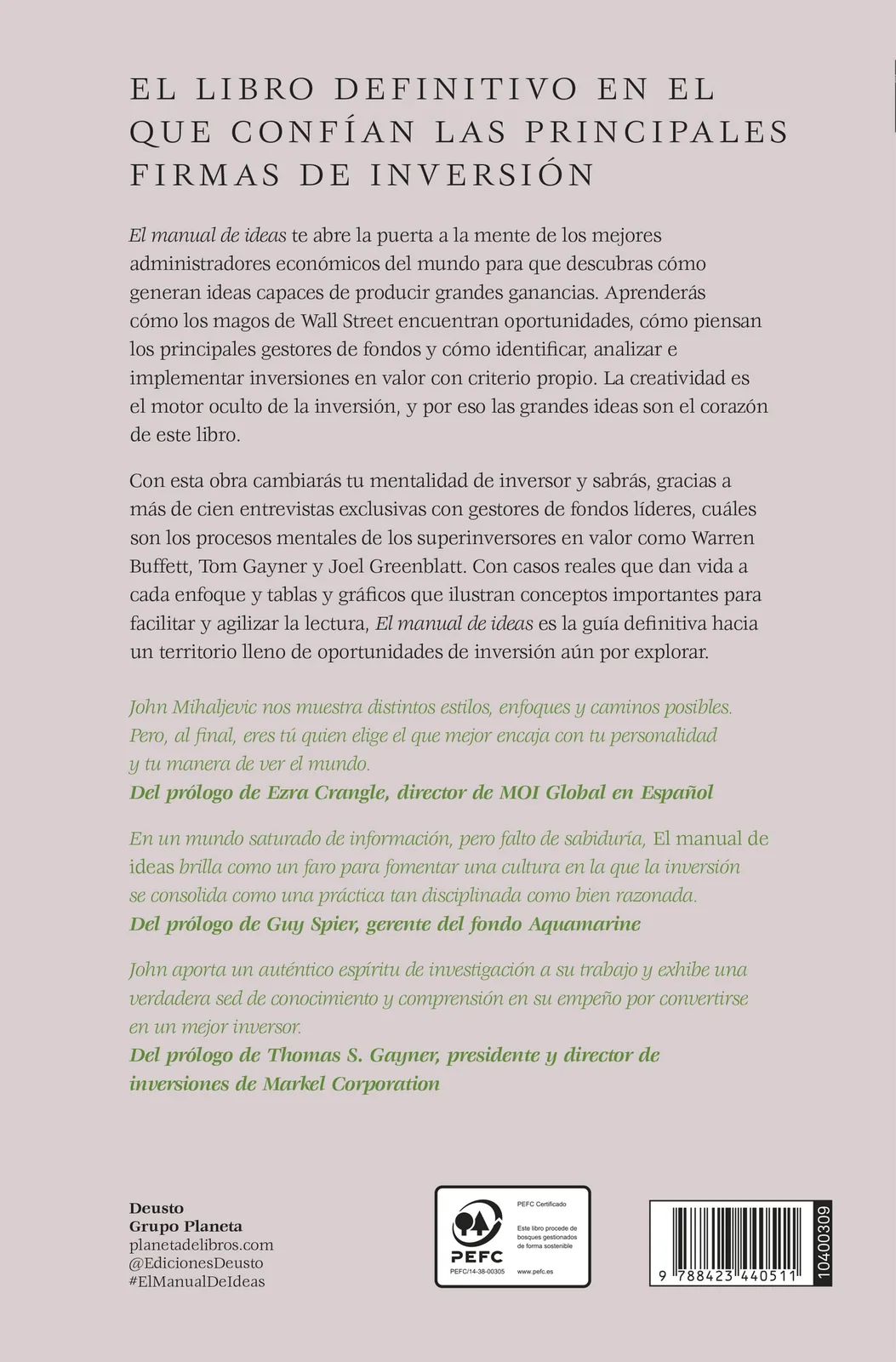 El manual de ideas
