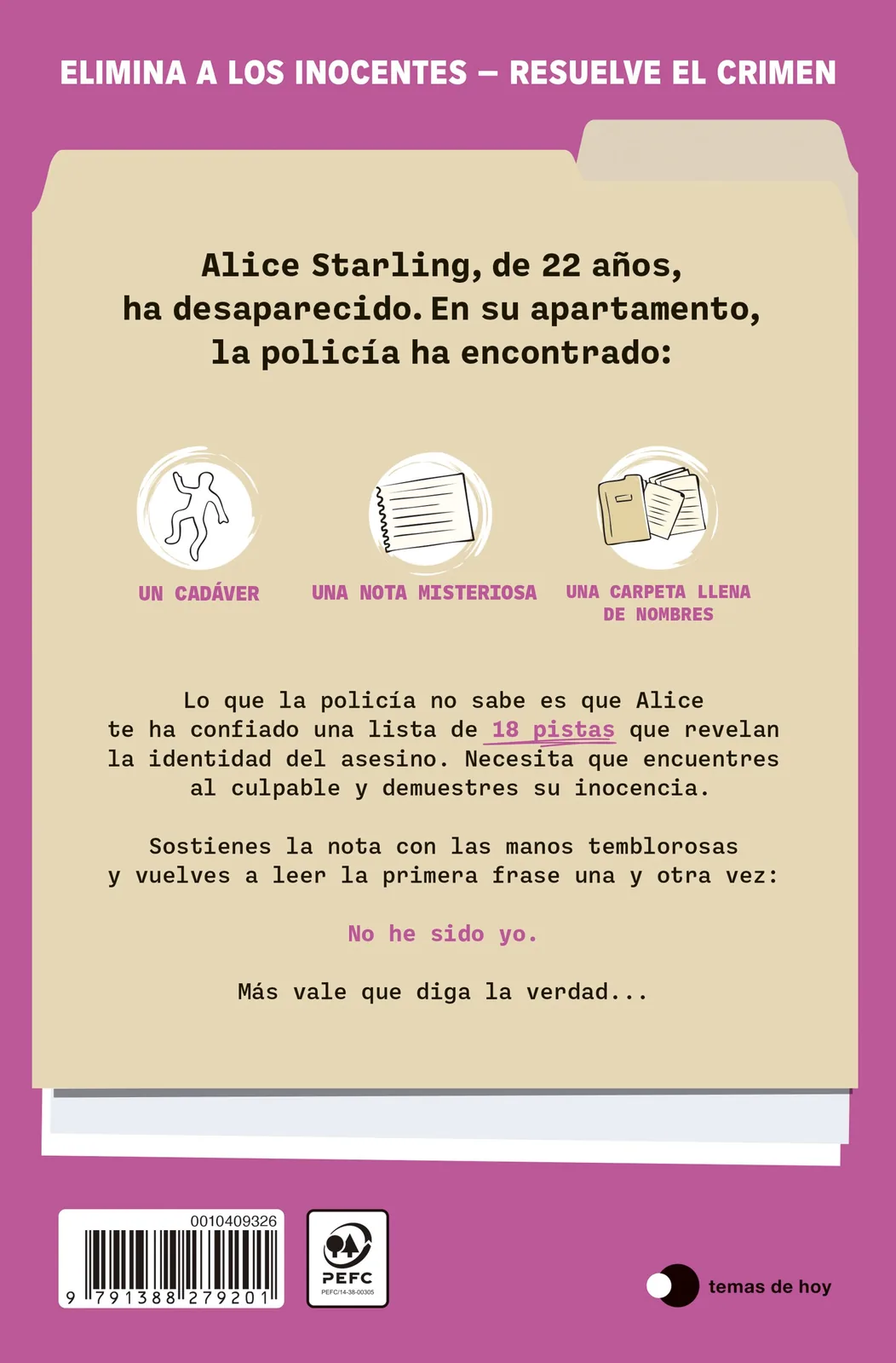 El asesino no es Alice