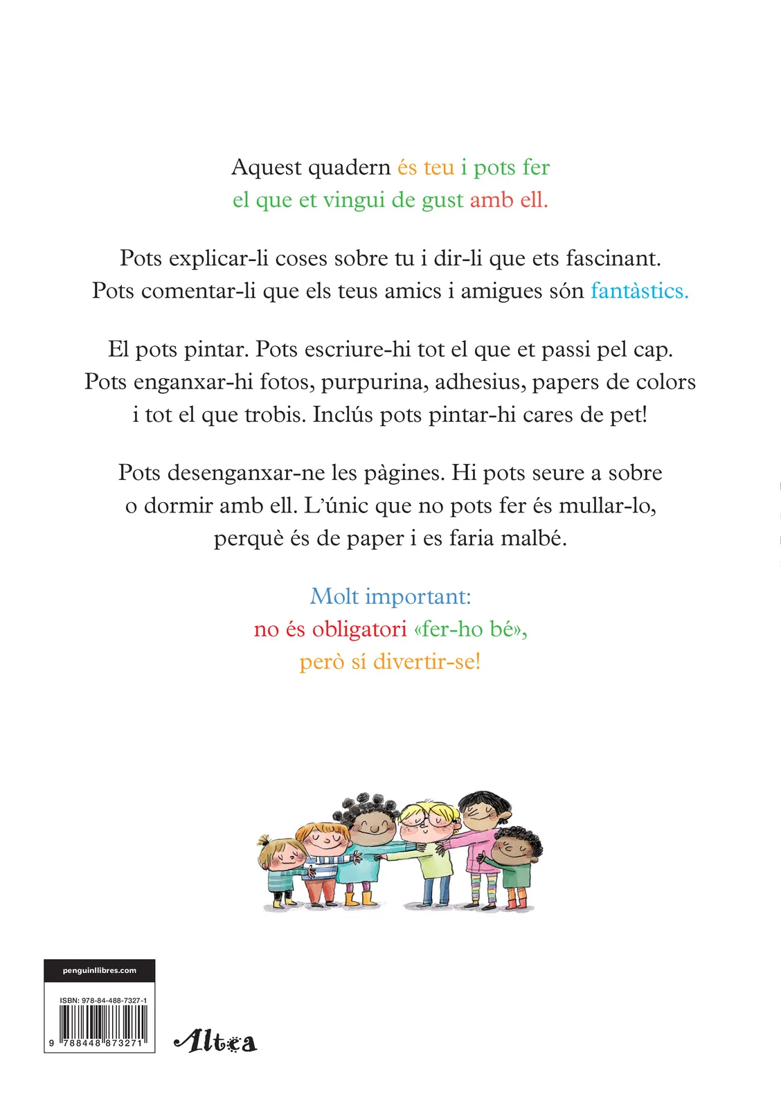 Ens tractem bé. El quadern