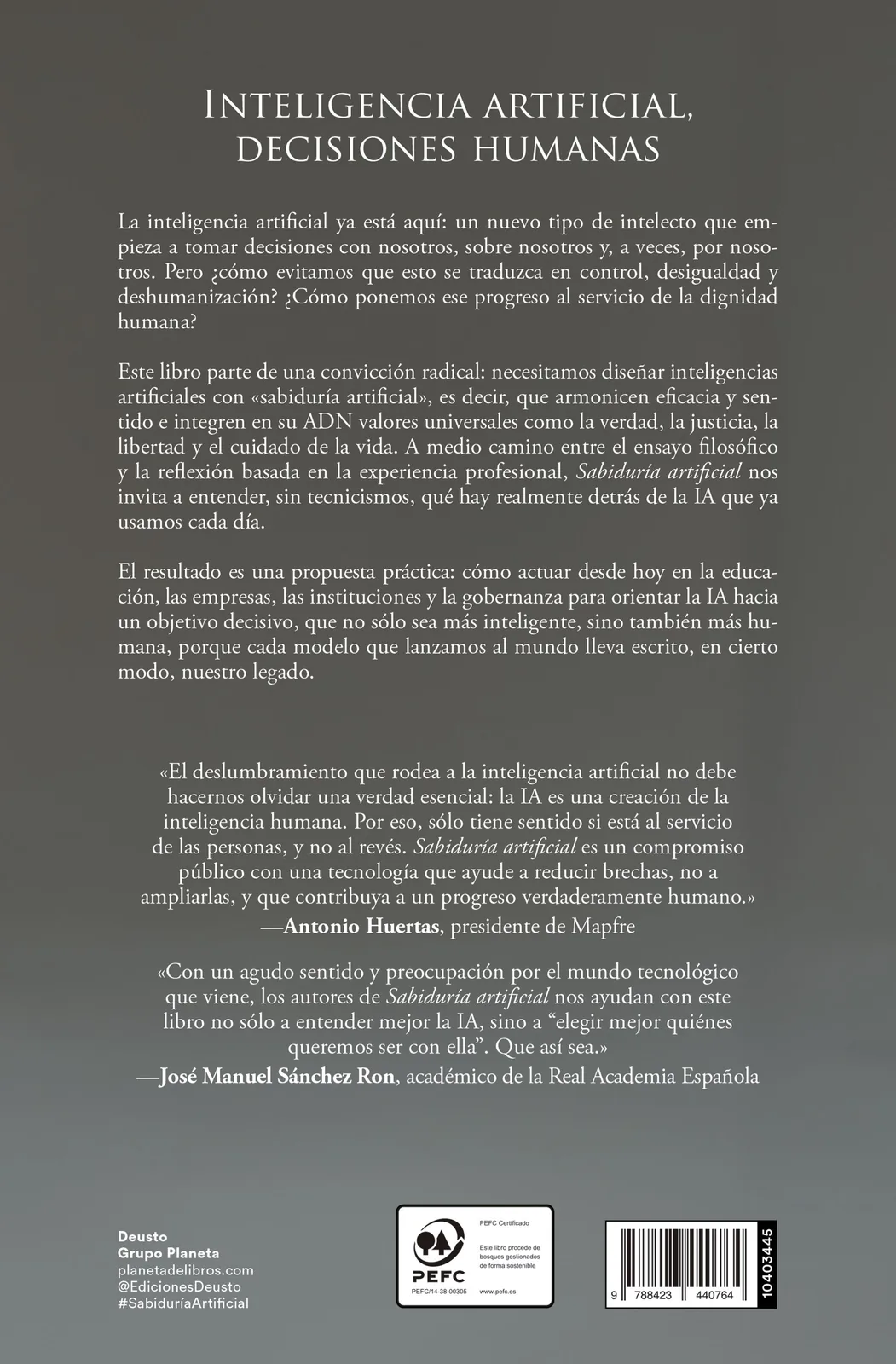 Sabiduría artificial