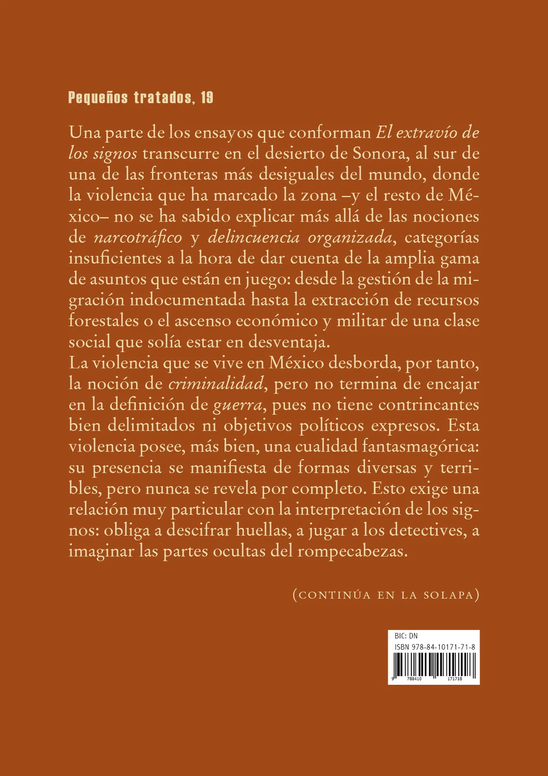 El extravío de los signos