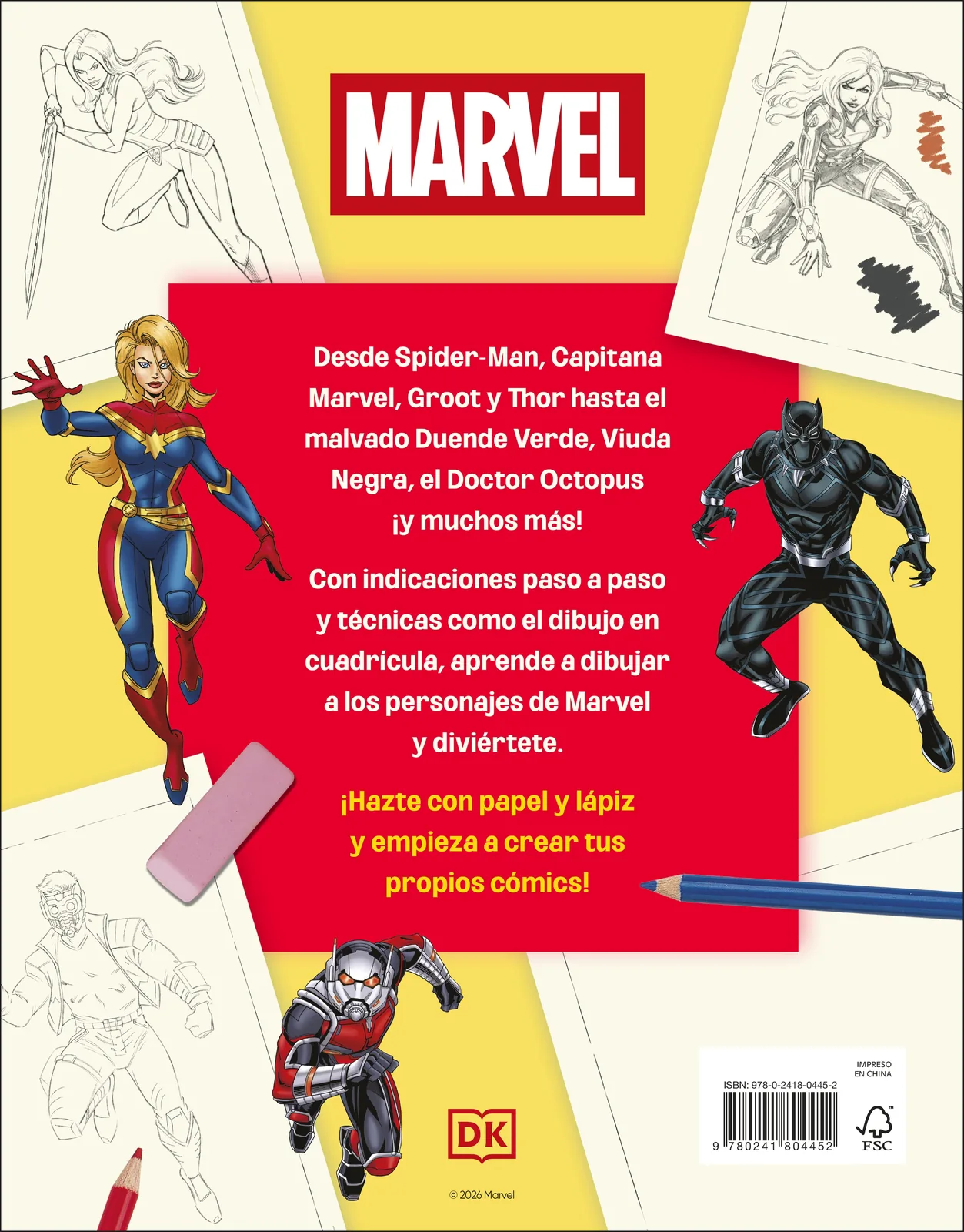 Marvel Dibuja a tus personajes favoritos