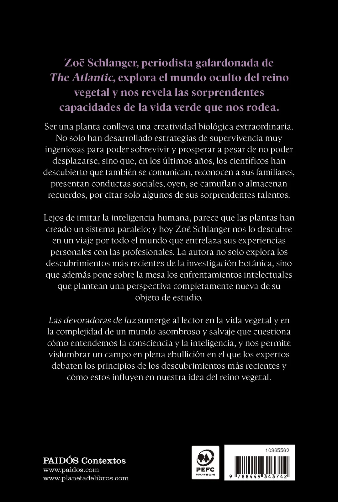 Las devoradoras de luz