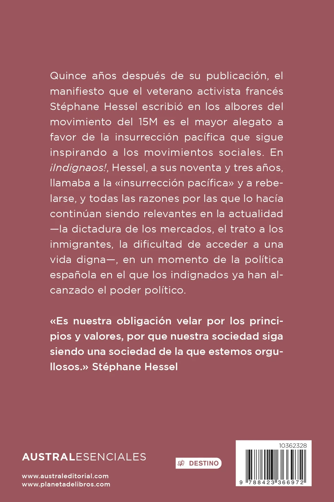 ¡Indignaos!