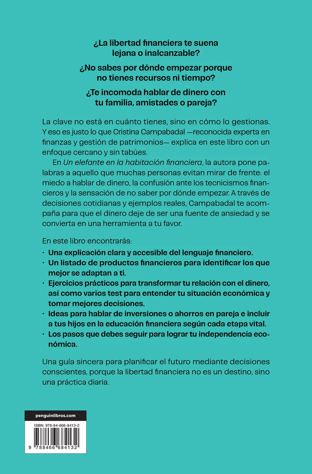 Un elefante en la habitación financiera. La guía que tu cuenta bancaria necesitaba (y tú también)