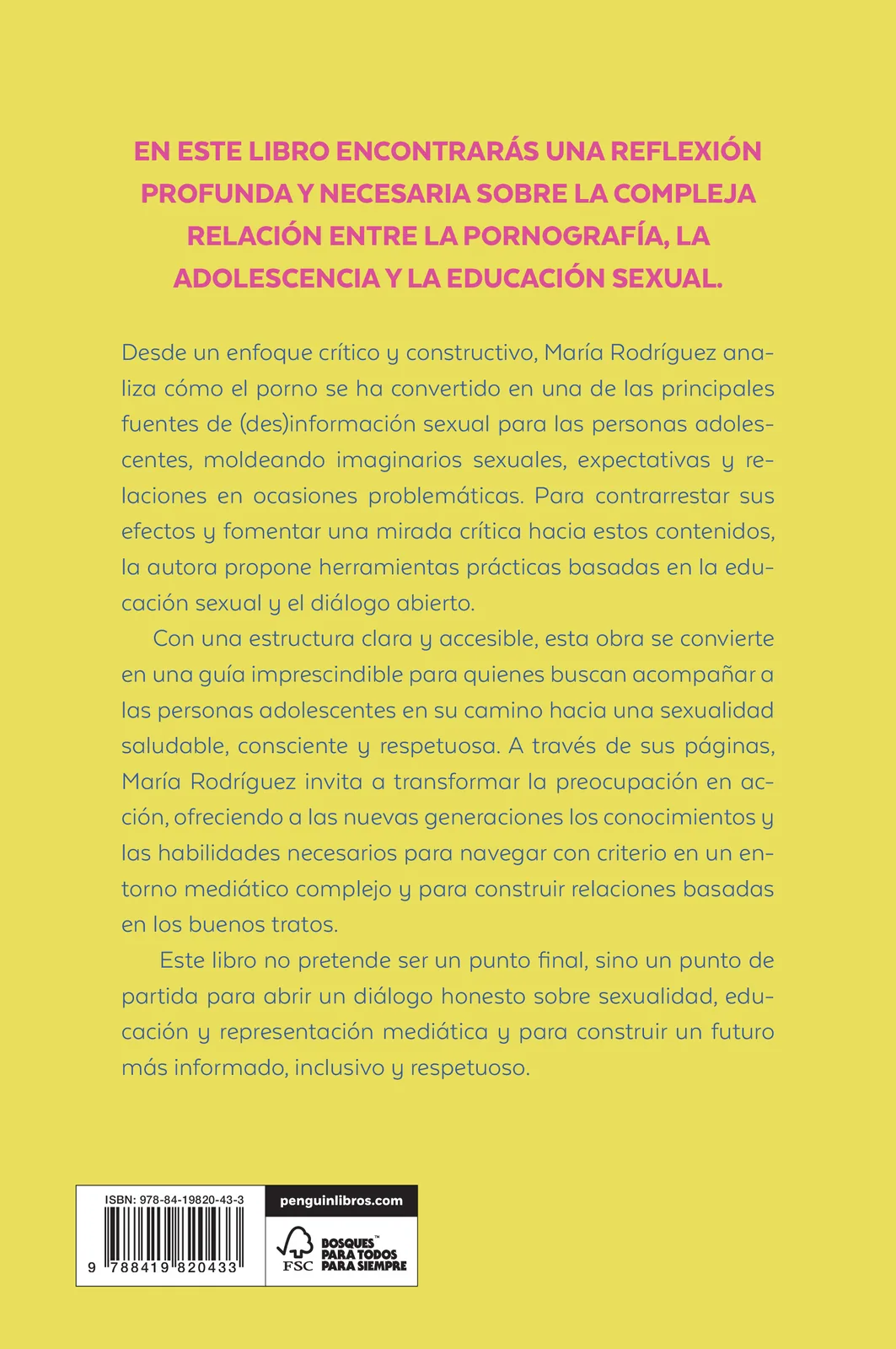 Por no educar