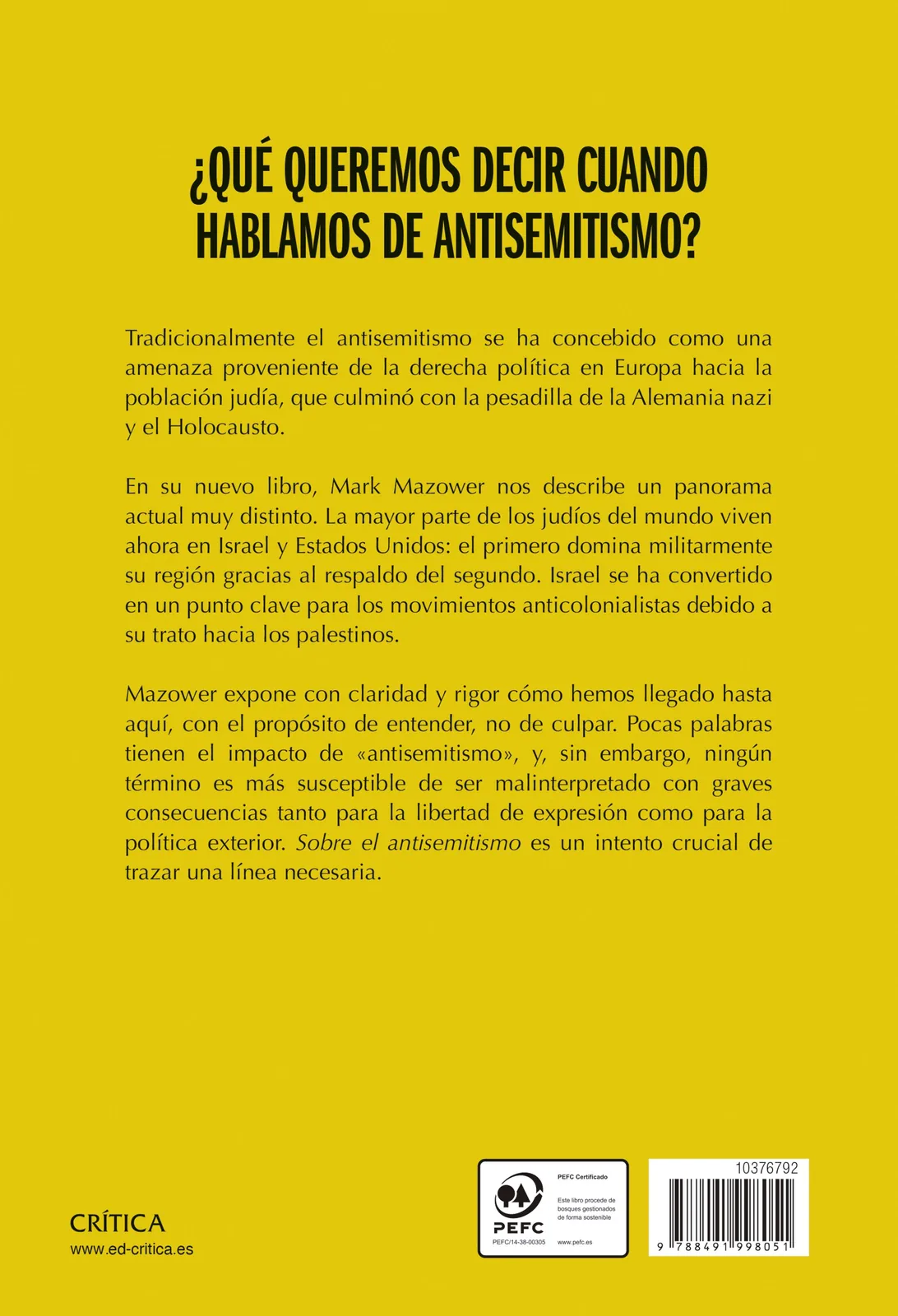 Sobre el antisemitismo