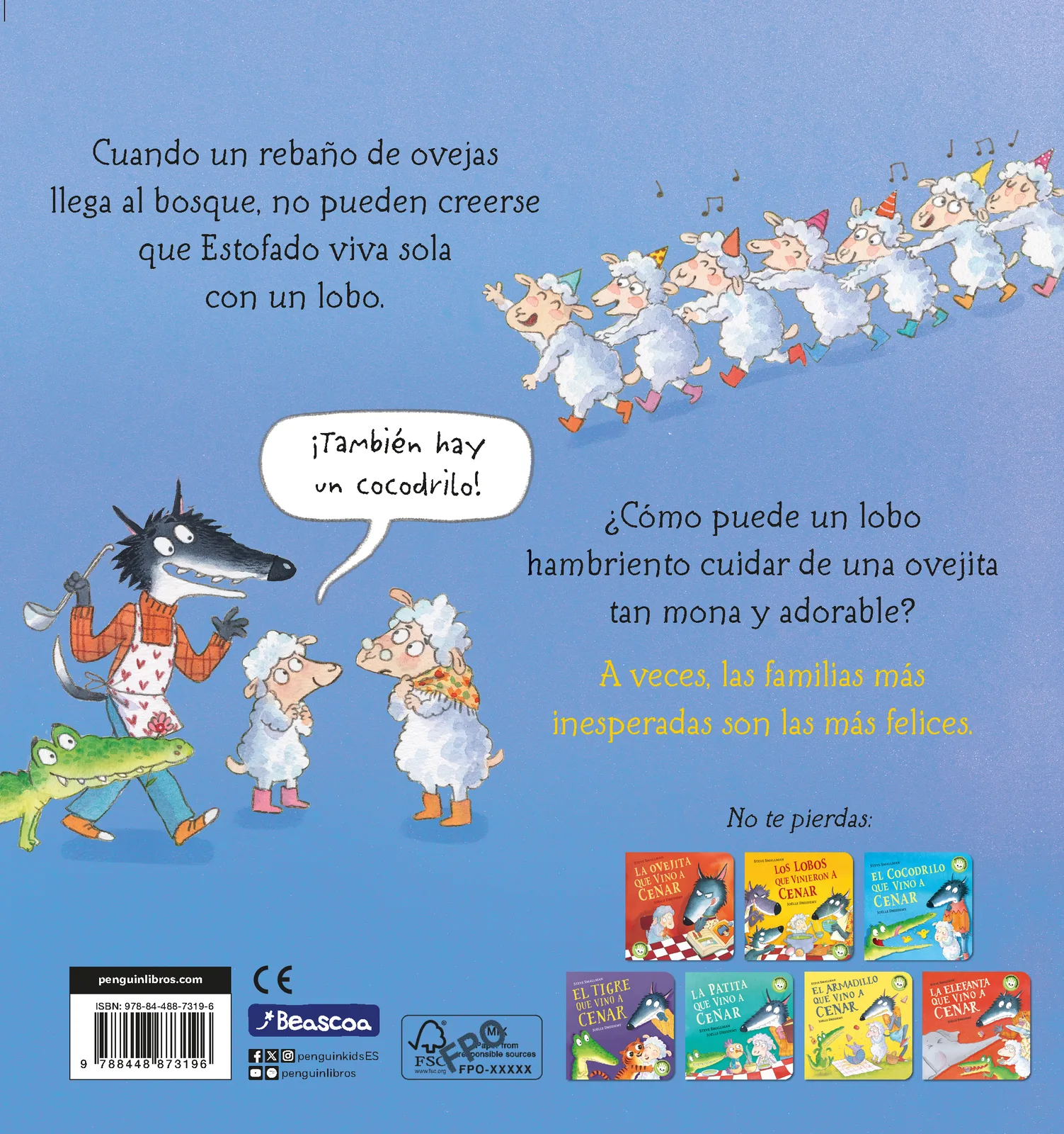 Las ovejas que vinieron a cenar (La ovejita que vino a cenar. Libro de cartón)